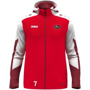 Kapuzenjacke Kinder rot