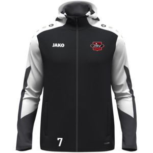 Kapuzenjacke Kinder schwarz