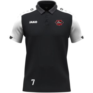 Polo-Shirt Erwachsene schwarz